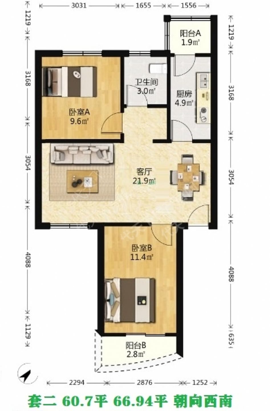 成都市锦江区新莲新苑户型图片 户型图