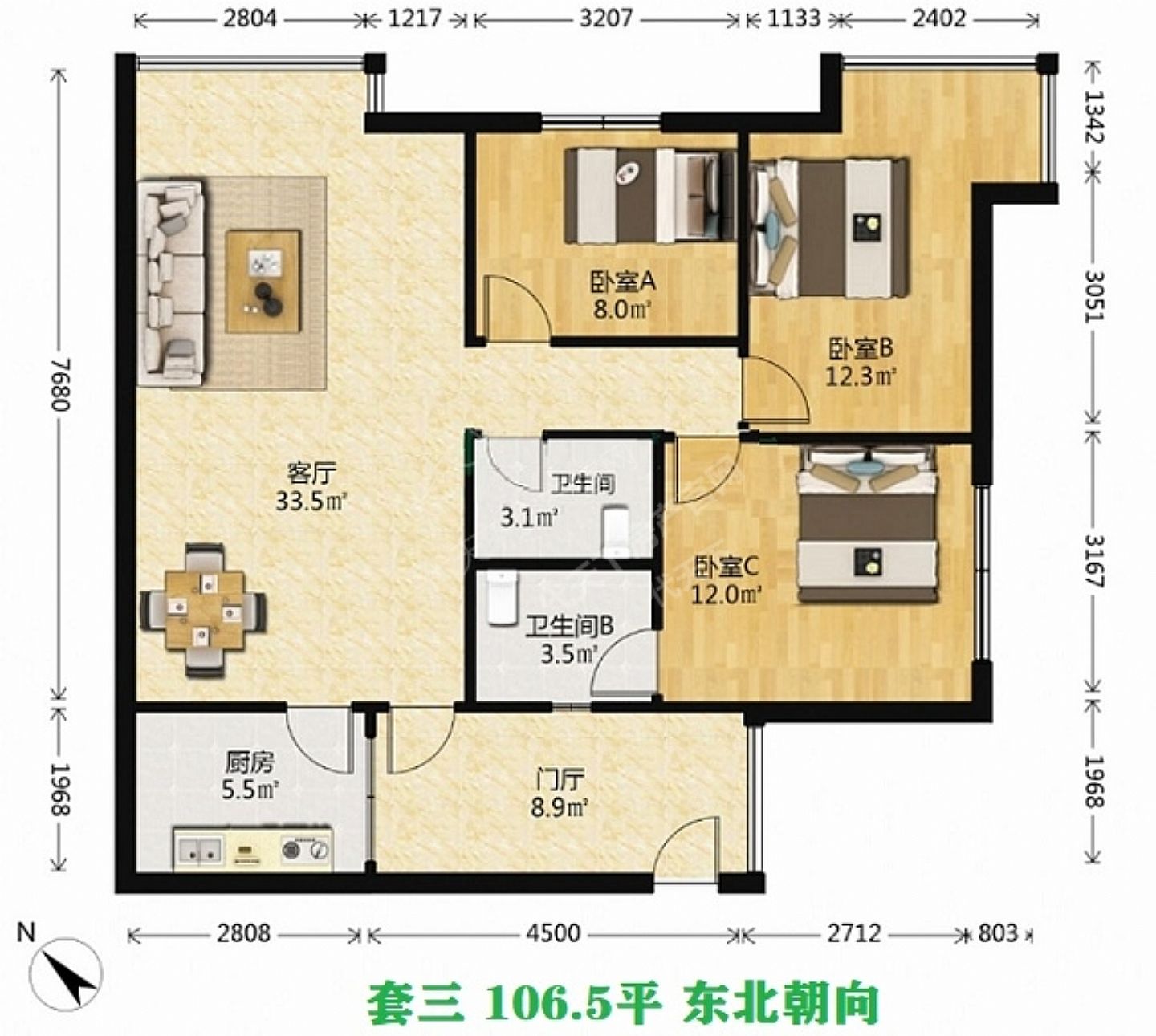 <a href=http://www.daitianxiapr.com/e/search/result/?searchid=352 target=_blank class=infotextkey>交大绿岭</a>一期户型图片 户型图