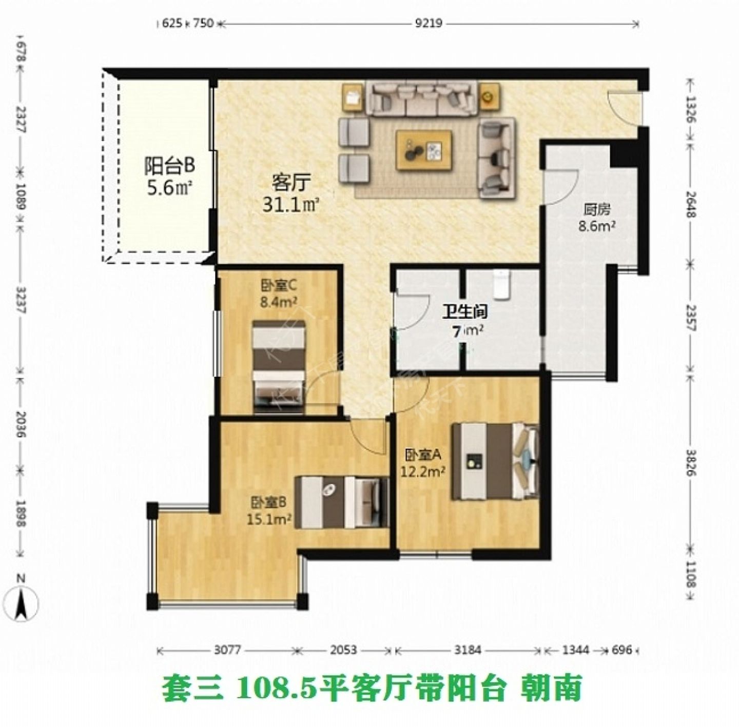 <a href=http://www.daitianxiapr.com/e/search/result/?searchid=352 target=_blank class=infotextkey>交大绿岭</a>一期户型图片 户型图
