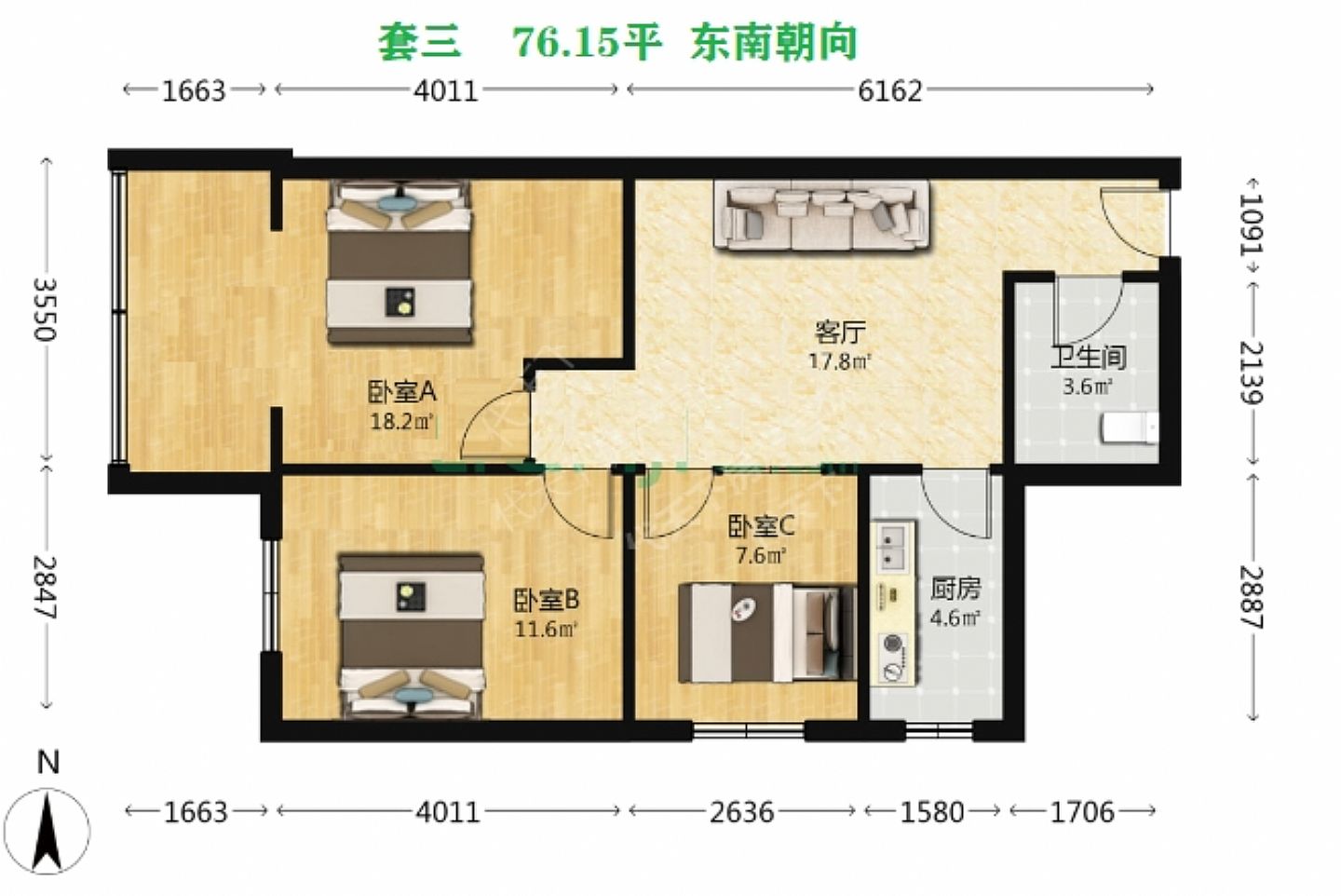 绿园小区户型图 户型图