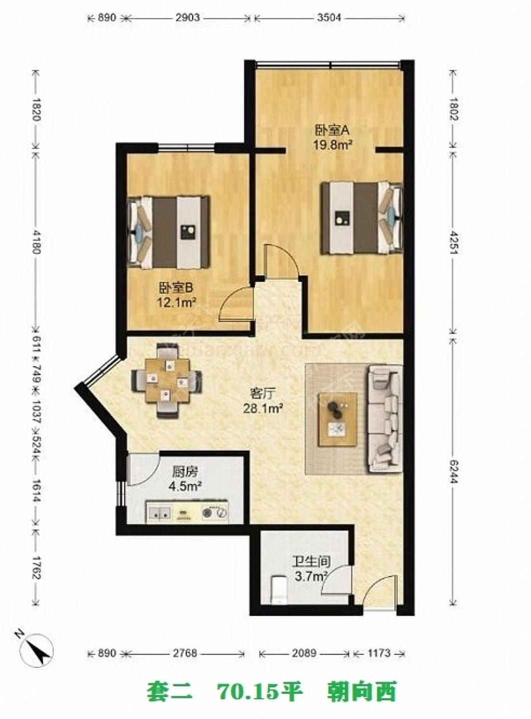 绿园小区户型图 户型图