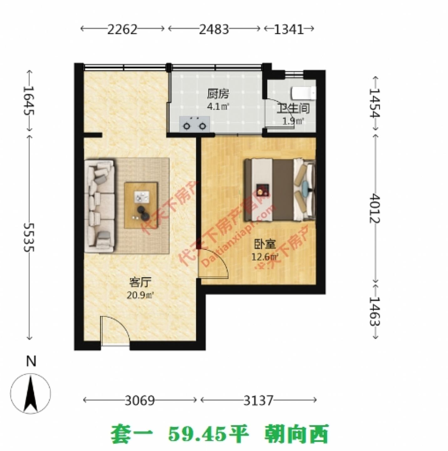 东光街1号户型图