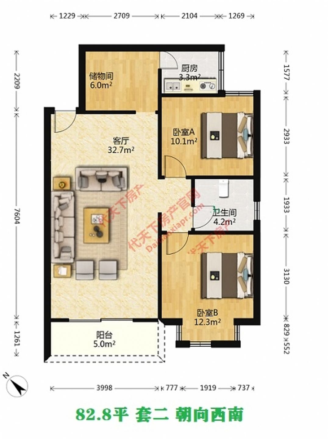 静居寺路135号户型户型图