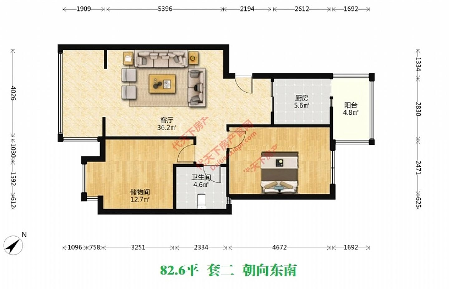 静居寺路135号户型户型图
