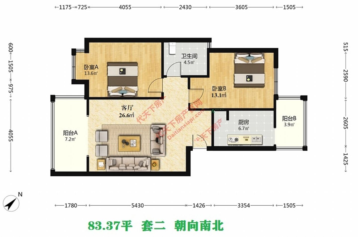 静居寺路135号户型户型图